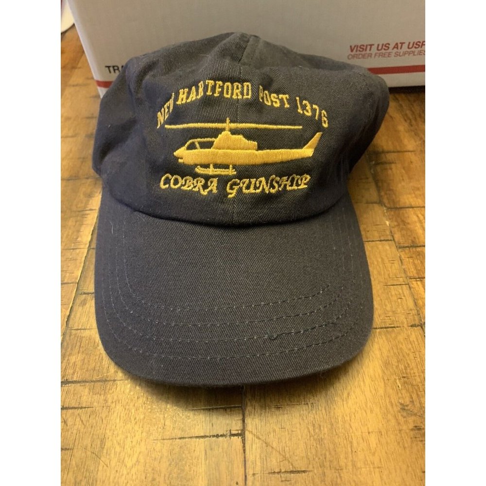 New Hartford Post 1376 Cobra Gunshine Strap Back Patriotic Ball Cap Hat